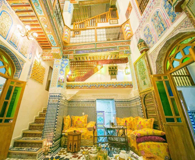Public Area 2, Palais Fes Yahya, Fès