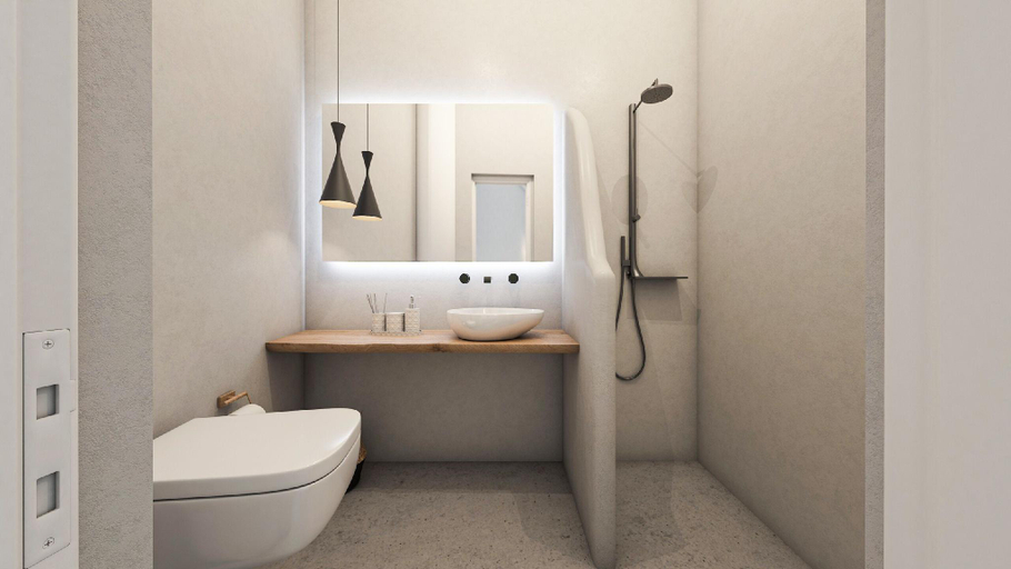 Bathroom 5, Oia Memories Suites, South Aegean