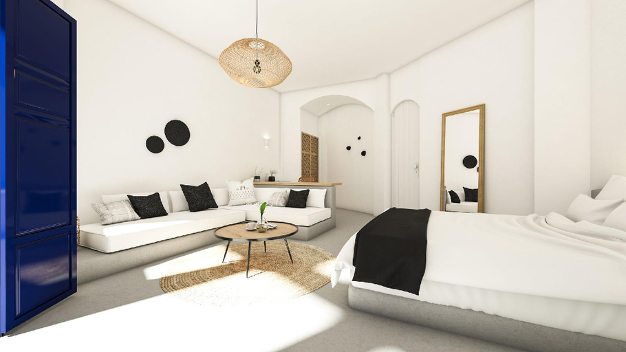 Bedroom 2, Oia Memories Suites, South Aegean