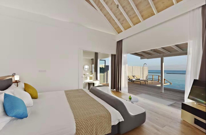 Bedroom 4, Semporna tata Sea Wooden House, Singapura