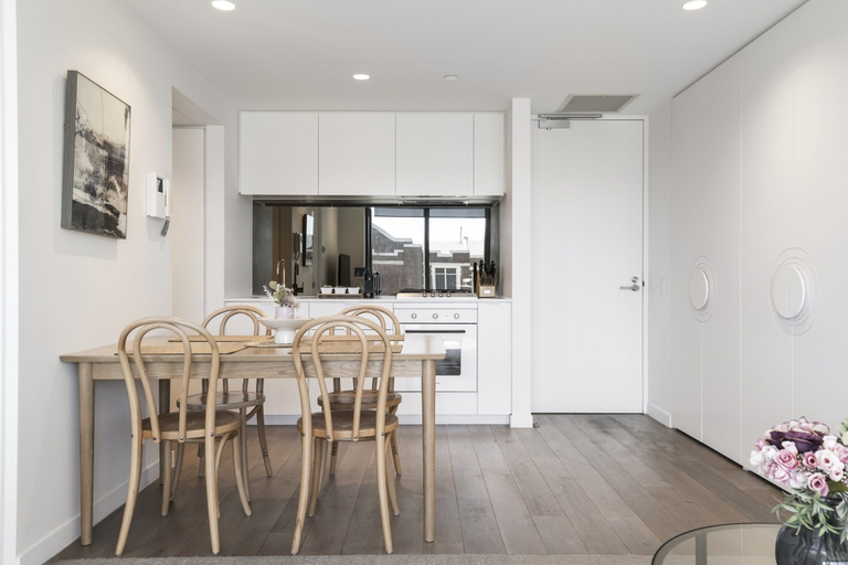 Private kitchen 4, Bright South Yarra Flat With Balcony, Melbourne