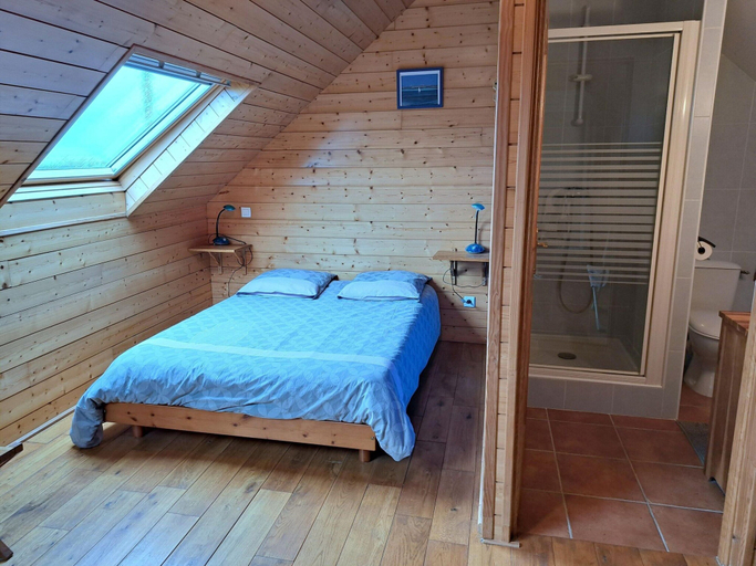 Bedroom 3, Semi-detached house near the sea, Cleder, Finistère
