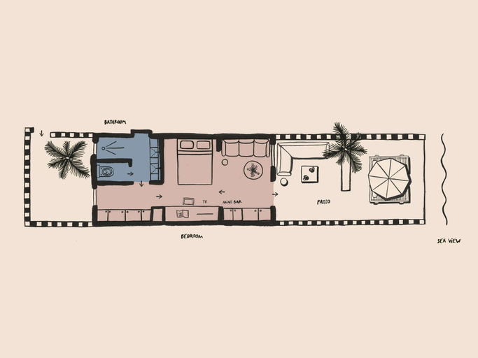 Room 5, Luura - Cliff, Paros, A Morgans Originals Hotel, South Aegean