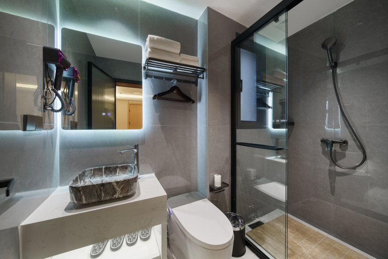 Bathroom 4, Island Time Hotel, Jiujiang