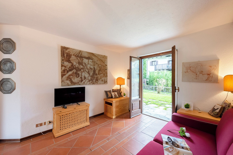 View from room 2, Flats With Garden in Courmayeur, Aosta