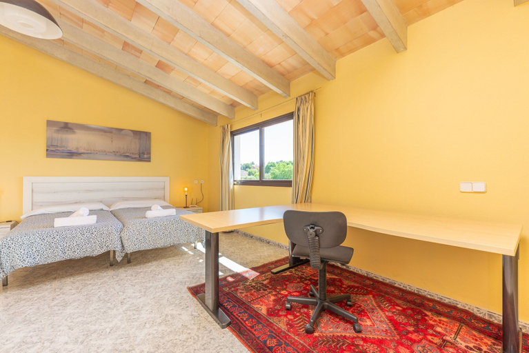 Bedroom 4, Es Desaigua - Villa With Private Pool In Llubi, Baleares
