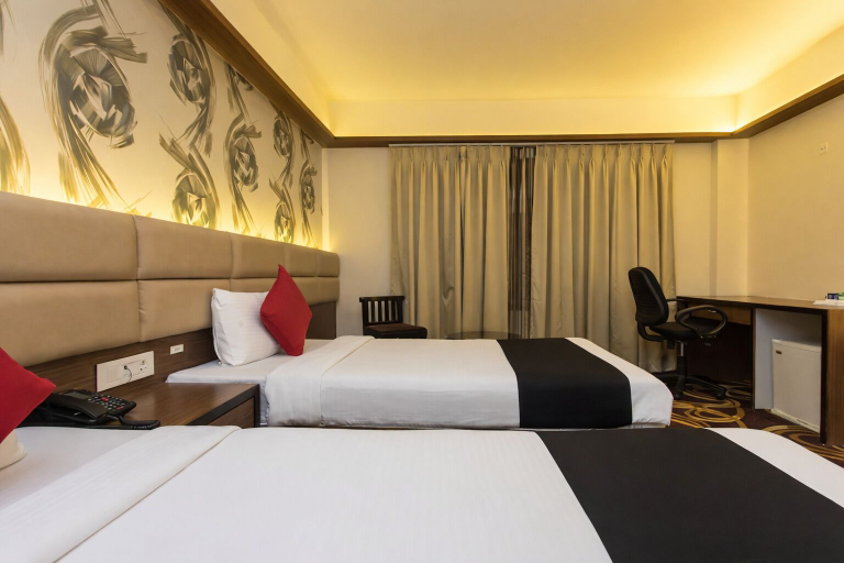 Bedroom 3, Hotel Solaris, Indore
