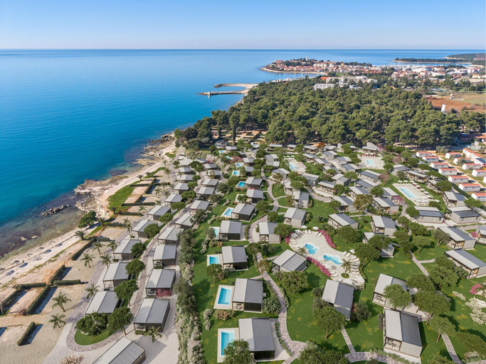 View from property 4, Mobile Home at Aminess Sirena Campsite in Novigrad, Novigrad
