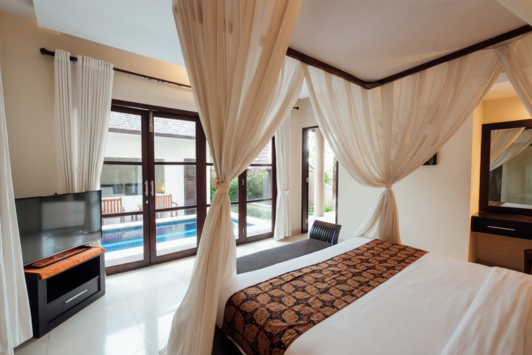 Bedroom 3, The Bidadari Villas and Spa Umalas - Seminyak, Badung