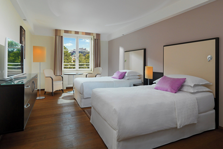 Bedroom 2, Sheraton Grand Salzburg, Salzburg