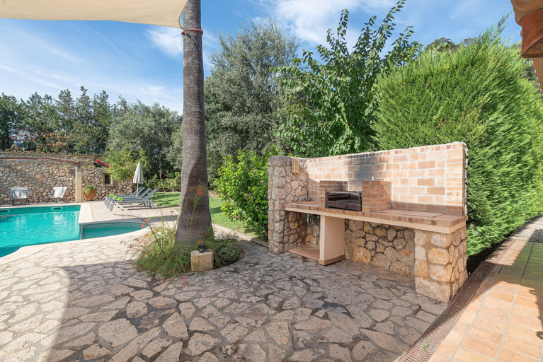 Outdoor dining 3, Cal Llenyater - Villa With Private Pool. Free Wifi, Baleares