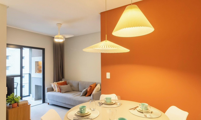 Dining, Apt With BBQ 450m From the Beach Evu1802, Itapema