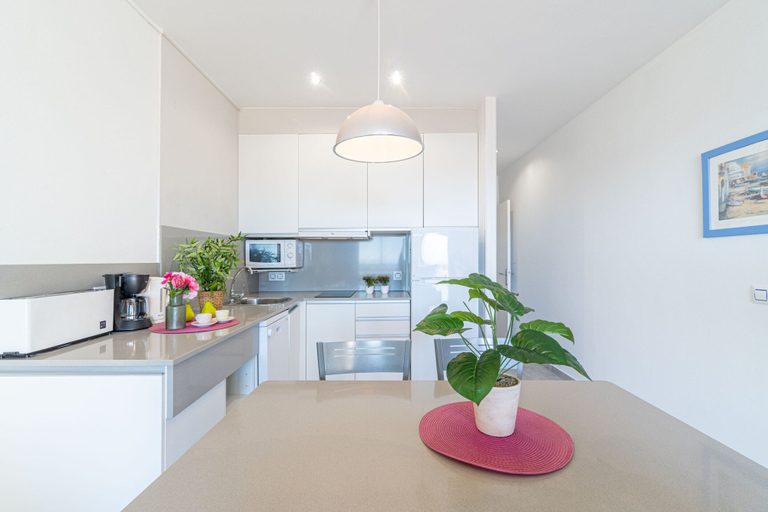 Private kitchen 5, 1-bedroom Apartment in Empuriabrava, Girona