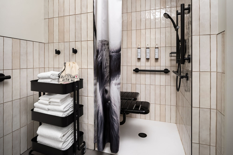 Bathroom 5, Moxy Boulder University, Boulder