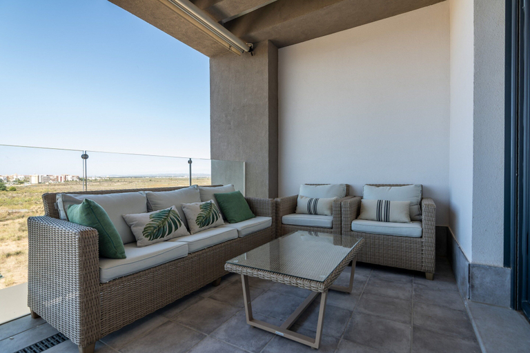 Property grounds, Beachfront Isla Canela Apartment, Huelva