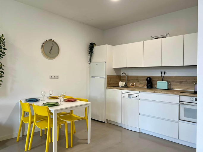 Private kitchen 4, Apartment with Garden and BBQ in Tenerife, Santa Cruz de Tenerife