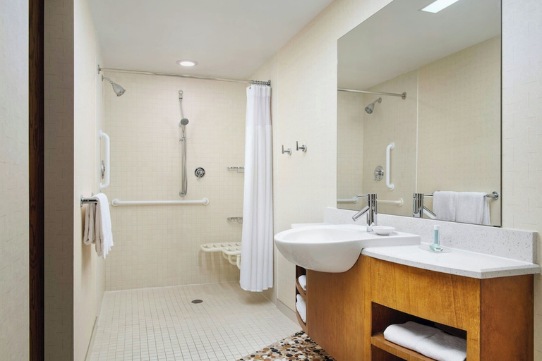 Bathroom 3, SpringHill Suites by Marriott Scranton Montage Mountain, Lackawanna