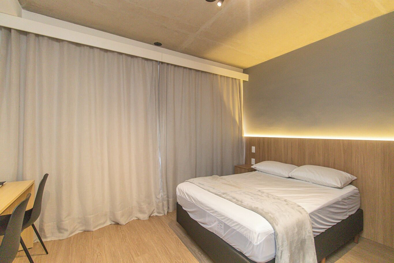 Room 3, Loft Pet Friendly com Academia a 450m do Metr, São Paulo