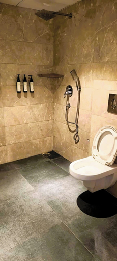 Bathroom 3, Hotel President Chintpurni, Una