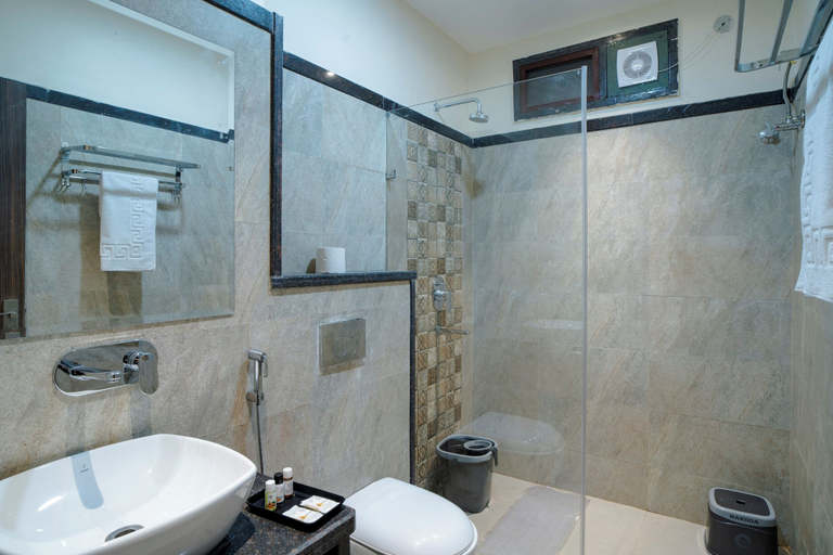 Bathroom 5, Omkar International Hotel, Varanasi