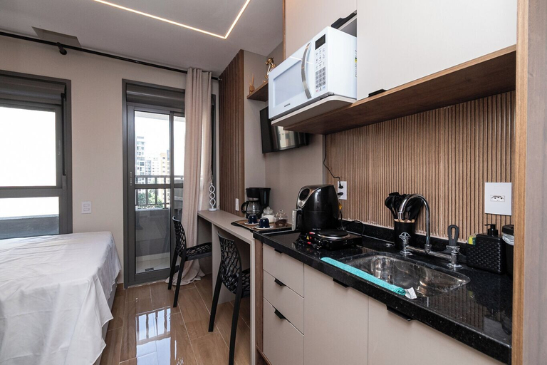 Room 3, Studio pet Friendly a 350m do Nubank Parque, São Paulo