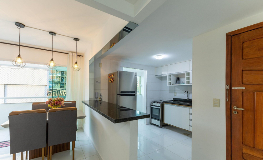 Private kitchen, Apt 2 Bedrooms 210 m From the Beach Raz0203, Ilhéus