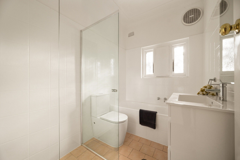 Bathroom, Sunlit Coastal Retreat Close to Cafes and Beach, Sydney