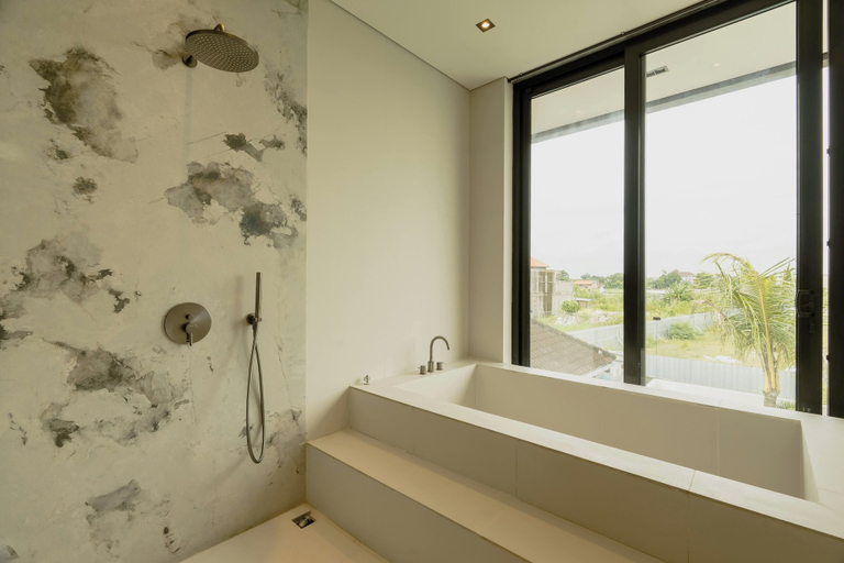 Bathroom 5, Ultra-Luxe 4BR Seminyak Villa | Enclosed AC Living & Private Pool, Badung