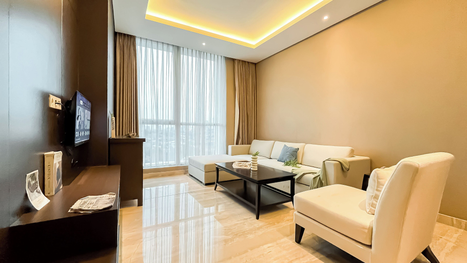Interior 4, Modern And Comfy 2Br With Extra Room At Four Winds Apartment, South Jakarta