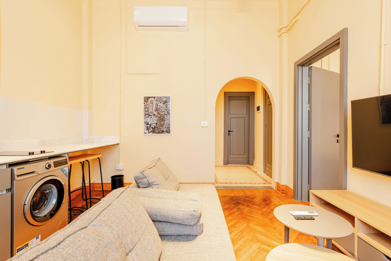 Living area 4, Brassbell Grey Studio Menasce House, Alexandria
