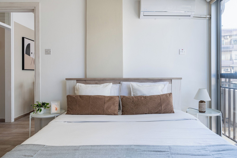 Bedroom 2, Berries 1-BR Apt in Larnaca, Larnaca
