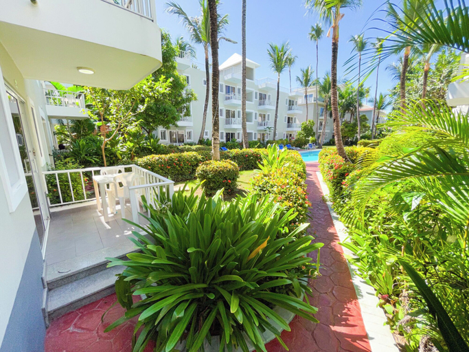 View from room 5, CARIBBEAN Ocean Breeze Beach HOTEL, Salvaleon de Higuey