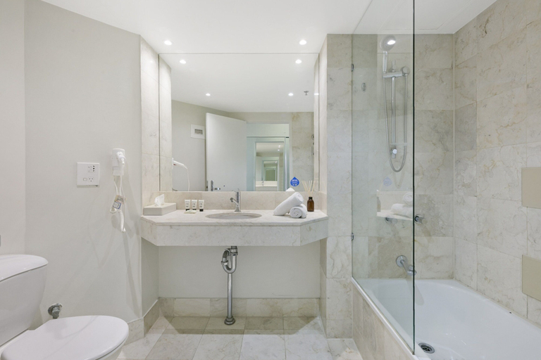 Bathroom, Ocean View 2-bed Studio In the Heart of Surfers, Gold Coast