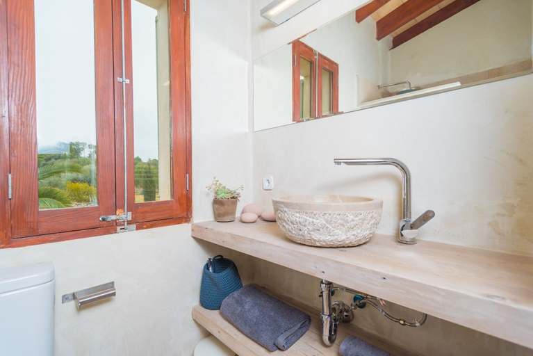 Bathroom 5, Can Pina - Eco Redonda 2 - - Apartment In Costitx, Baleares