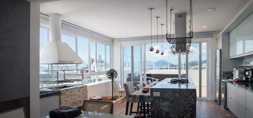 Private kitchen 5, Cobertura dos Jades c Jacuzzi - Campeche, Florianopolis