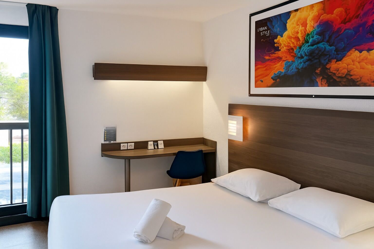 Bedroom 4, Hotel Urban Style Cannes Mouans-Sartoux, Alpes-Maritimes