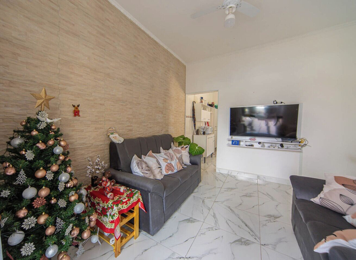 Room 4, Casa Pet Friendly com Wi-fi e Garagem no Ocian, São Vicente