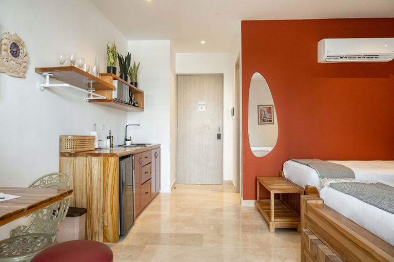 Room 2, w Gleaming Loft w Balcony in Bocagrande, Cartagena de Indias