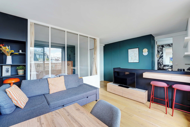 Living area 5, Charming Apartment - 1br- 2P- Nation, Paris