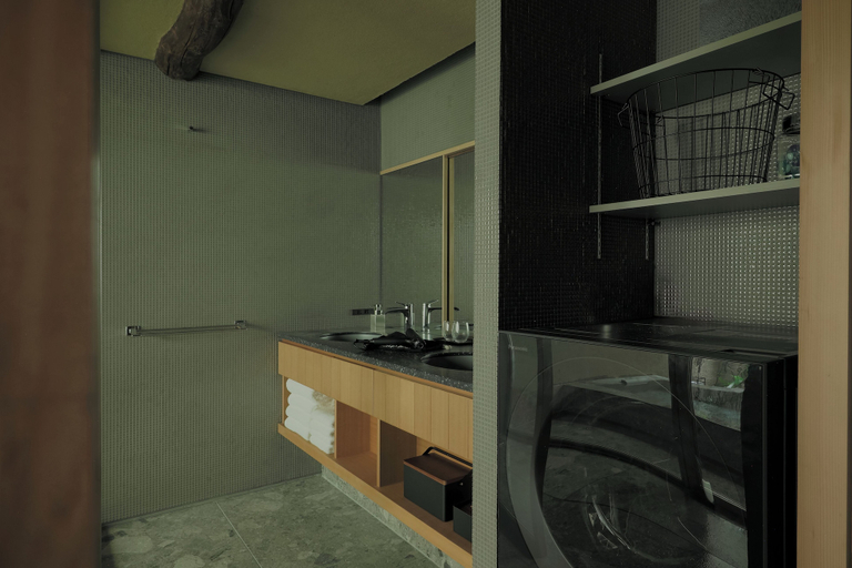 Bathroom 3, Obune House, Kyoto