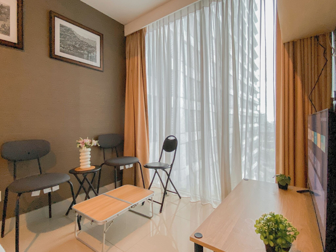 Living area, Cozy Stay 1Br At Apartment Grand Kamala Lagoon, Bekasi