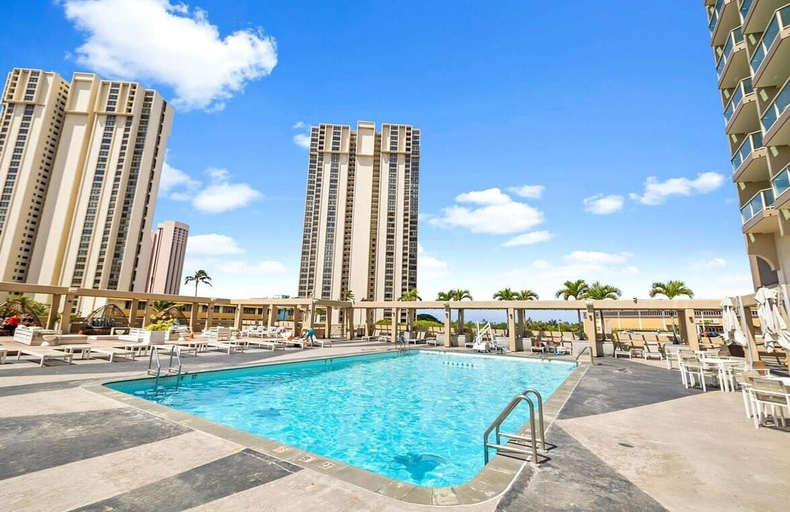 Interior 3, Ocean View Studio w Balcony 2318, Honolulu