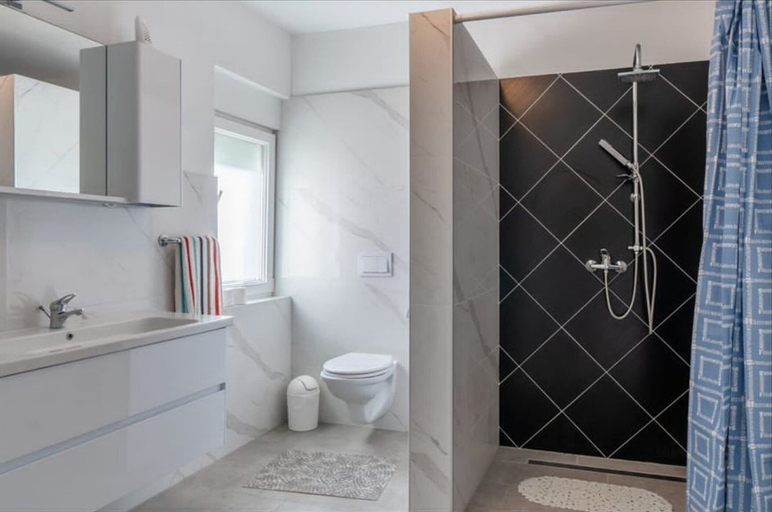 Bathroom 3, Villa in Vrsi With Pool Near Sandy Beach, Nin