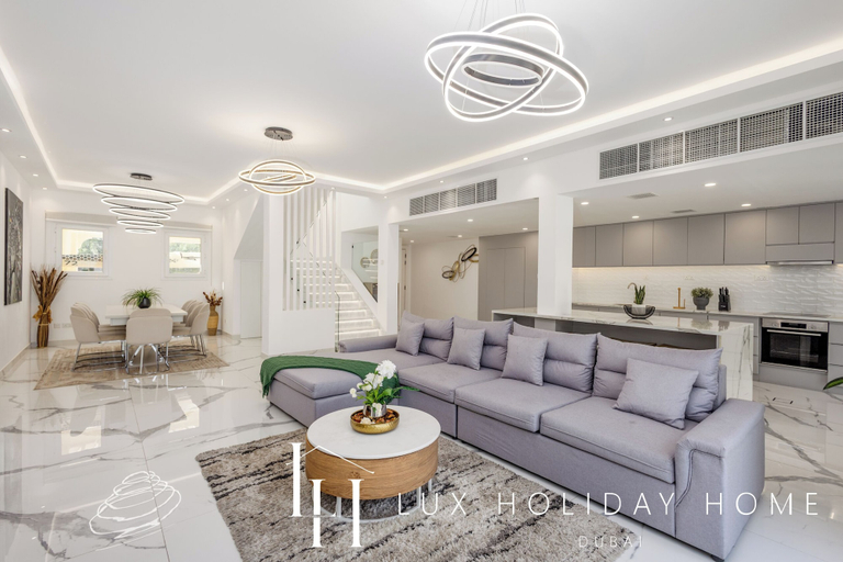Living area 3, LUX The Serene Springs Villa 2, Dubai
