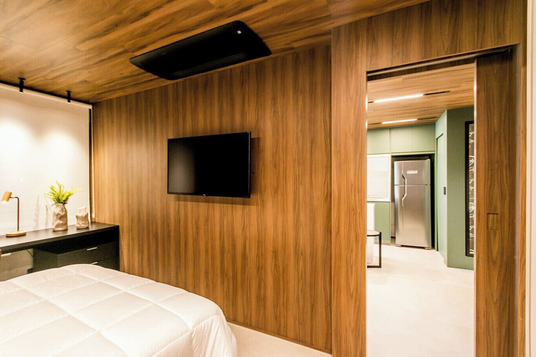 Room 3, Apartamento Climatizado com Garagem em Alphaville, Barueri