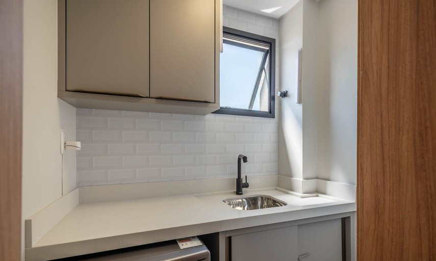 Interior 3, Apt w/ BBQ Near the Beach in Pereque Fel0502, Porto Belo