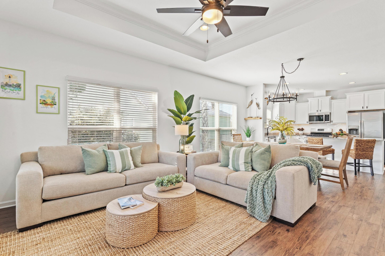 Living area 3, Pet Friendly Beach House - Salt Therapy, Gulf
