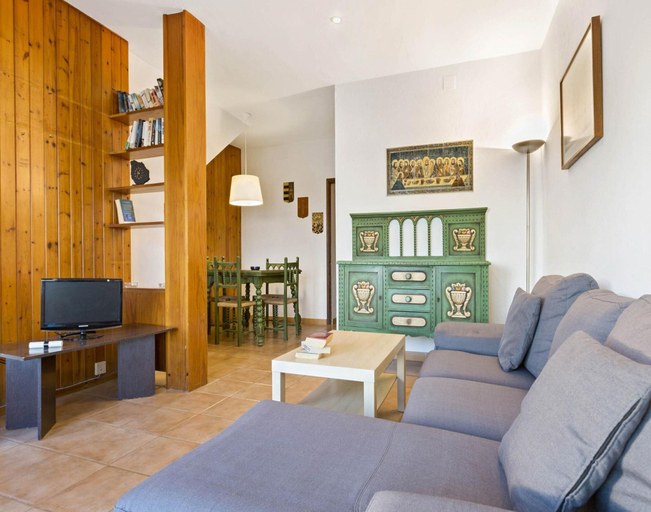 Living room 4, Apartment in Spain by Sandy Beach & Sea Views, Girona