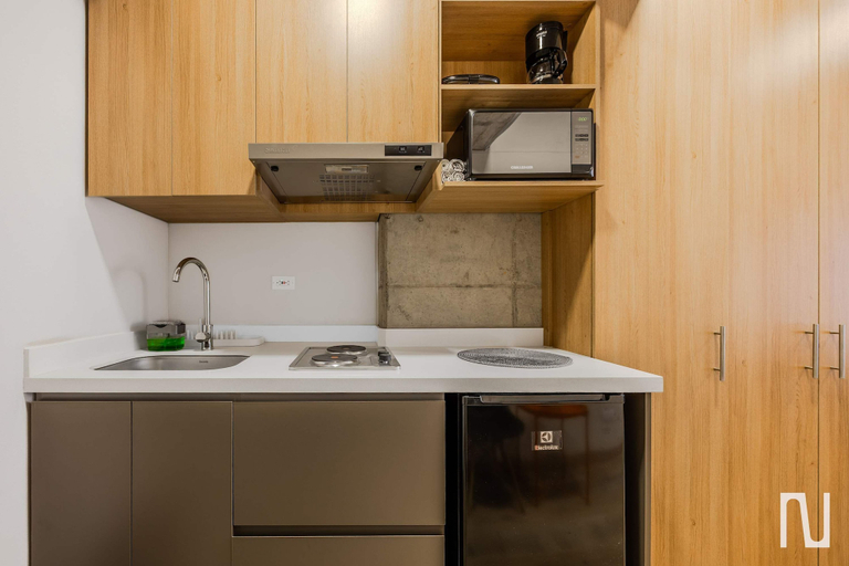Private kitchen, NOK Bright 1BR Apartment at Usaquen Bogota, Santafé de Bogotá