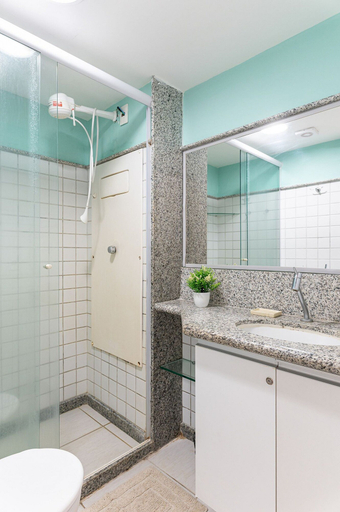 Bathroom 4, Flat 2 Quartos Porto de Galinhas SH-115M, Ipojuca